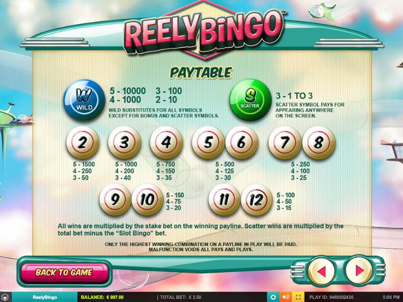 free 5 no deposit bingo